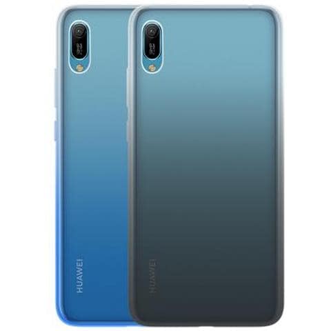 Set Di Protezione 2 Cover Colorblock Per Huawei Y6 2019, Blu - Foto 2