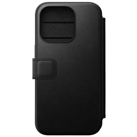 Custodia Per Iphone 15 Pro Magsafe Con Portacarte In Pelle Moderna, Nero - Foto 1