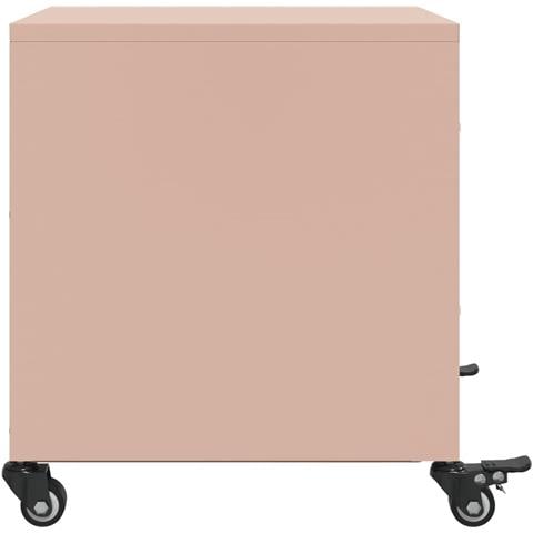 Comodini 2 pz Rosa 36x39x43,5 cm in Acciaio - Foto 2