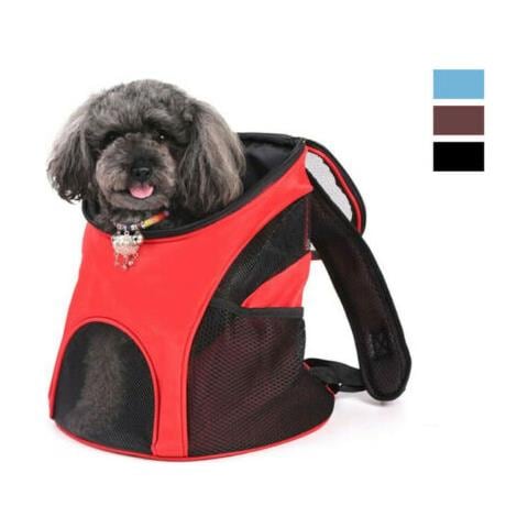 Trasportino Zaino Cane Gatto Doppia Spalla Borsa Traspirante Animali Domestici - Foto 1