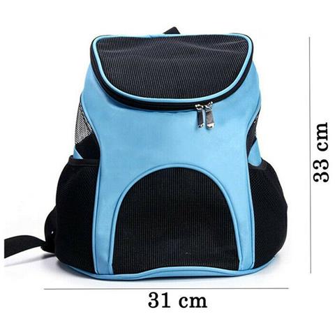 Trasportino Zaino Cane Gatto Doppia Spalla Borsa Traspirante Animali Domestici - Foto 2