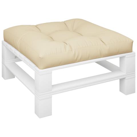 Cuscino Per Pallet Beige 80x80x12 Cm In Tessuto - Foto 3