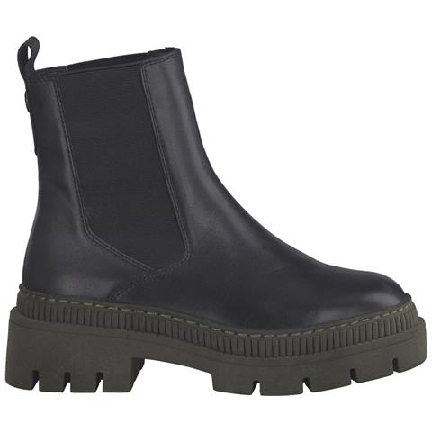 Black Casual Closed Booties Stivaletti Pelle Scarpe Donna Nero Eu 36, 2-26823-29 094 - Foto 1