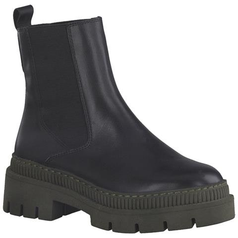 Black Casual Closed Booties Stivaletti Pelle Scarpe Donna Nero Eu 36, 2-26823-29 094 - Foto 2