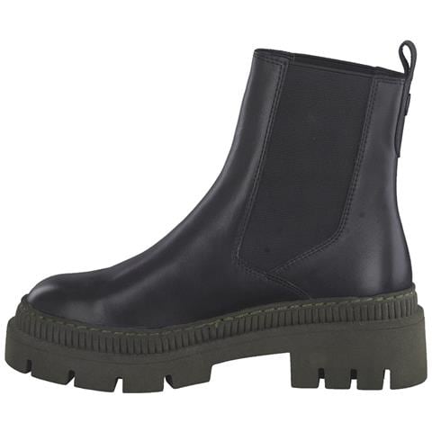 Black Casual Closed Booties Stivaletti Pelle Scarpe Donna Nero Eu 36, 2-26823-29 094 - Foto 3