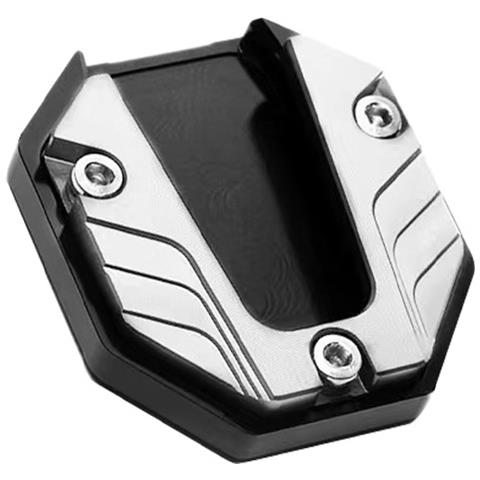 Supporto Laterale Antiscivolo Per Motociclette E Scooter Silver - Foto 2