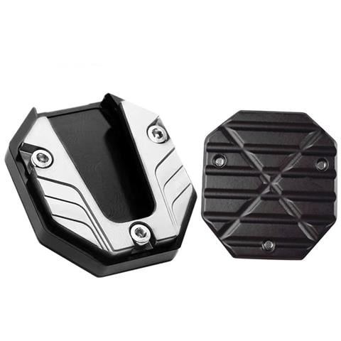 Supporto Laterale Antiscivolo Per Motociclette E Scooter Silver - Foto 3