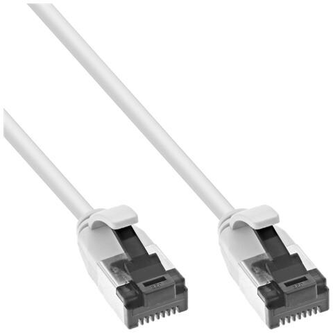 Cavo patch slim, U /FTP, Cat. 8.1, TPE senza alogeni, bianco 3m - Foto 1