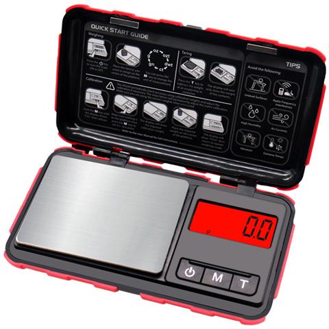 Bilancia Digitale Rossa - Alta Precisione, Accuratezza 1000g/0.1g - Foto 1