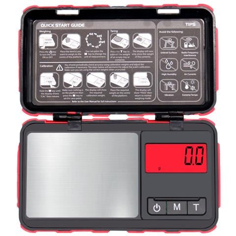 Bilancia Digitale Rossa - Alta Precisione, Accuratezza 1000g/0.1g - Foto 2