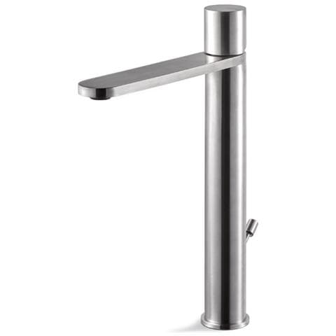 Miscelatore Lavabo Alto Acciaio Inox Vema Veny Steel V29020 Satinato - Foto 1