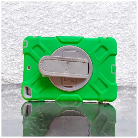 Custodia Per Ipad 9/8/7 10.2"" Armata Con Supporto Girevole Verde - Foto 4