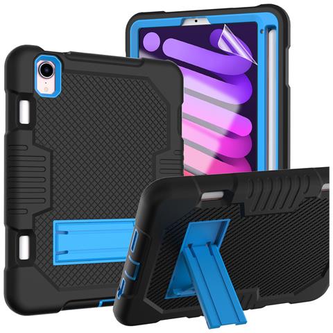 Custodia Per Ipad Mini 6 8,3” Con Supporto E Alloggiamento Per Stilo Nera - Foto 1