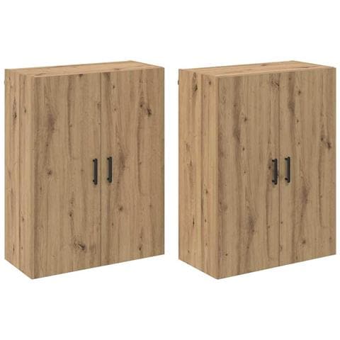 Armadi da Muro 2 pcs rovere artigianale 69.5 x 34 x 90 cm - Foto 1