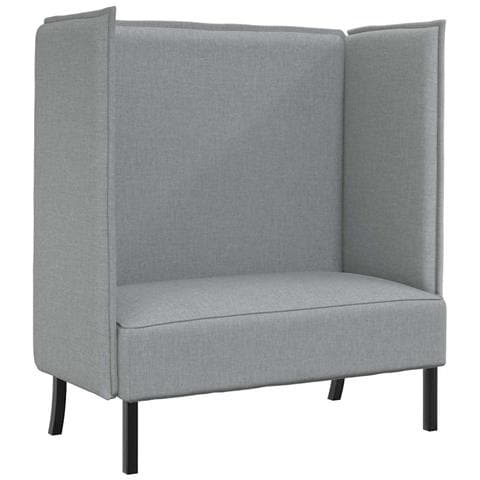 Divano alto Grigio chiaro 109 x 56 x 121 cm Tessuto - Foto 1