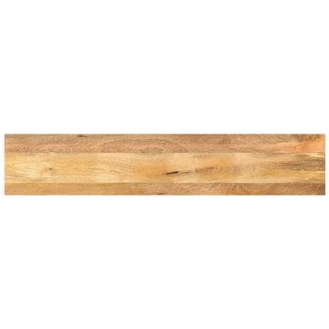 Piano per Tavolo 180x20x2,5cm Rettangolare Legno Massello Mango - Foto 1