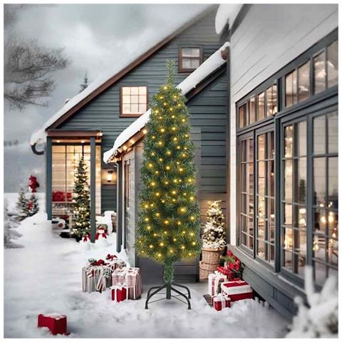 Albero di Natale snodato Verde 61 x 61 x 240 cm - Foto 2