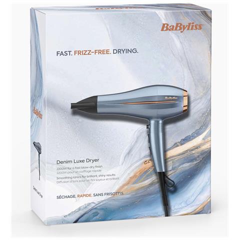 Denim Luxe asciuga capelli 2200 W Blu, Rame - Foto 2