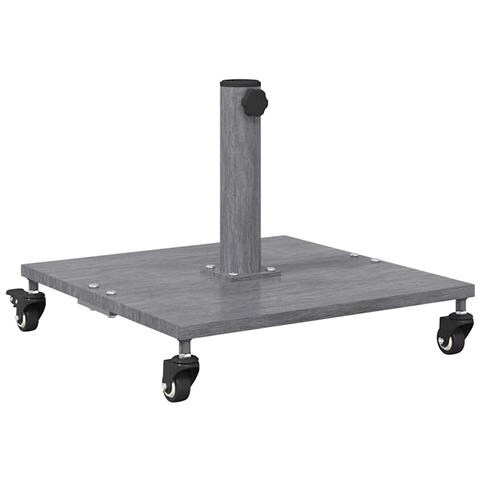Base per Ombrello da Esterno Aspetto legno grigio scuro - Foto 1