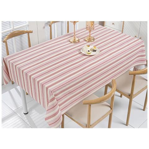 Tovaglia Antimacchia Pvc Proteggi Tavolo Maniva Glitter D2 Rigato 140x140 D2 Rigato - Foto 1