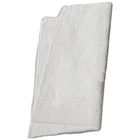 Set Di 12 Tovaglioli Da Tavola In Cotone - Orlo A Giorno, Bordo Sfilacciato, Mussola Per Matrimoni, Natale E Decorazioni Tavola White - Foto 1