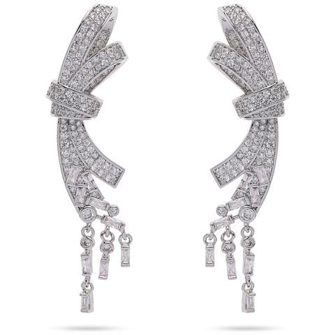 Orecchini a Goccia Drammatici a Forma di Fiocco - Foto 5