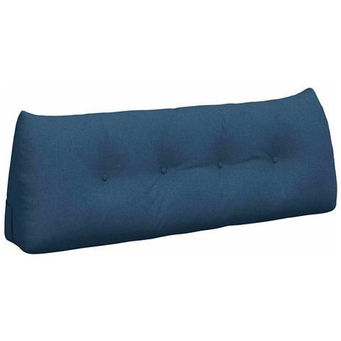 Cuscino per Schiena Blu 140 x 24 x 50 cm Tessuto - Foto 1