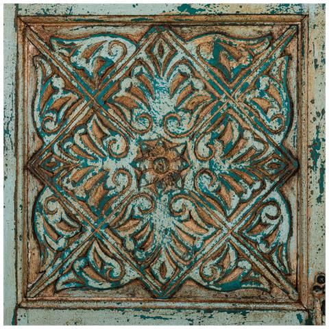 Mobile Da Ingresso Artigianale In Legno Blu 90x40x90h Cm - Foto 8