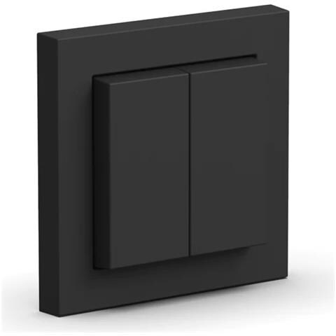 Gira interruttore della luce Policarbonato (PC) Nero - Foto 1