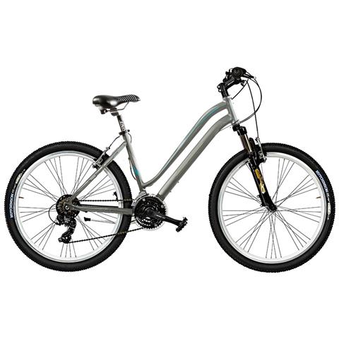 Bici Da Donna Mountain Bike Telaio In Alluminio Bicicletta Misura 26 Linea Aura Mtb 21v Aura26 Forcella Ammortizzata - 43 Bianco - Foto 3