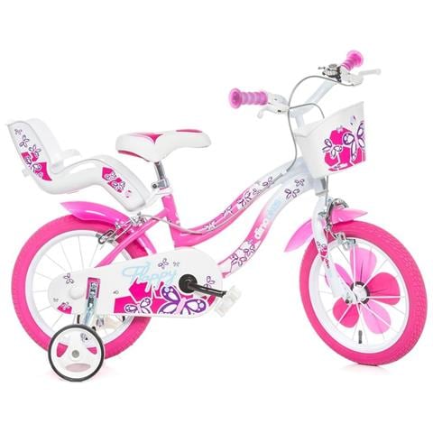 Bici Da Bambina Misura 14'' Art. 514-02 Bicicletta Da Bimba Modello Flappy - Foto 1