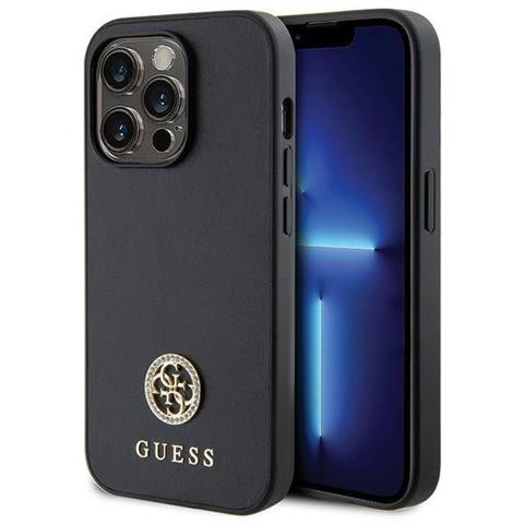 Custodia Guess Strass Metal Logo Per Iphone 15 Pro - Colore Nero - Foto 2