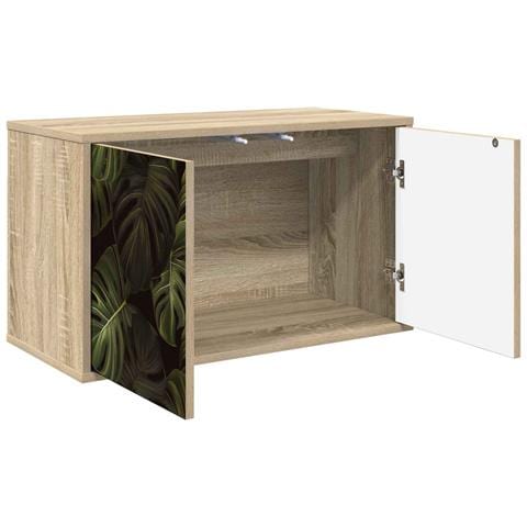 Mobile TV da Parete ELBURG 69 x 33 x 40 cm Rovere Sonoma - Foto 2