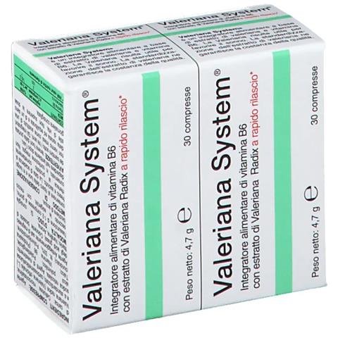 Valeriana System 30 Compresse + 30 Compresse - Foto 1