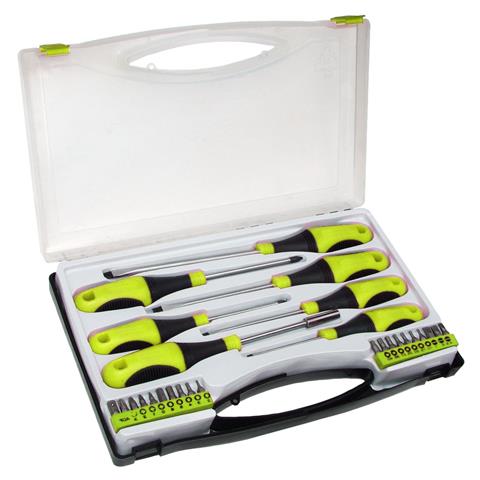 Set 7 cacciaviti punta magnetica +20 bits - Foto 1