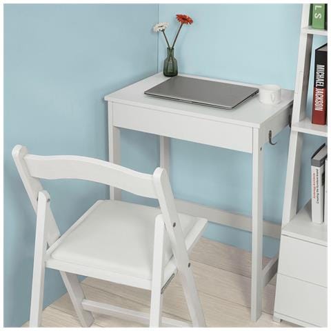 Sobuy Scrivania Con Cassetto 60x40x76cm Fwt43-w - Foto 1