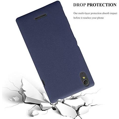 Cadorabo Custodia Compatibile Con Sony Xperia T3 In Frosty Azzurro - Hard Case Coperchio Protettivo In Frosted Look Contro I Graffi E Gli Urti - Foto 2