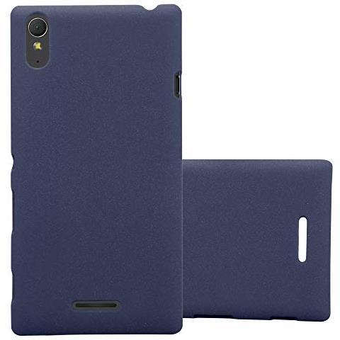 Cadorabo Custodia Compatibile Con Sony Xperia T3 In Frosty Azzurro - Hard Case Coperchio Protettivo In Frosted Look Contro I Graffi E Gli Urti - Foto 1