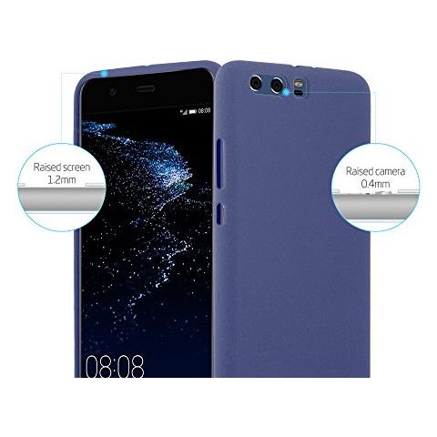 Custodia Compatibile Con Huawei P10 Plus In Frost Blu Scuro - Coperchio Protettivo In Silicone Tpu Flessibile - Foto 2