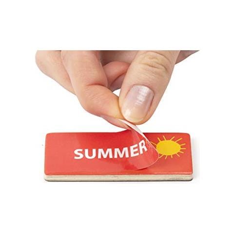 Piccolo Piede 11460 Calendario Settimanale Magnetico Educatein Legno Certificato Fsc100% Per Bambini Giocattolimulticolore - Foto 2