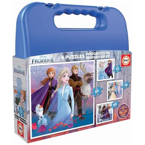 Valigetta Puzzle Progressivo Frozen 2 (12-16-20-25)  - Foto 1