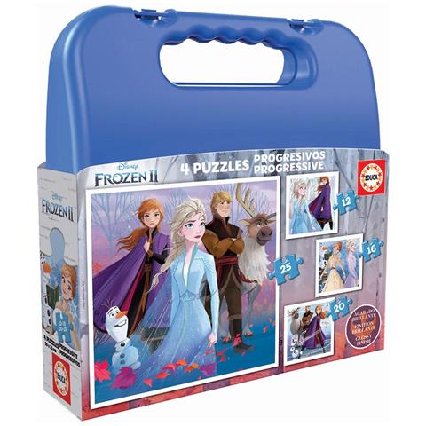 Valigetta Puzzle Progressivo Frozen 2 (12-16-20-25)  - Foto 2