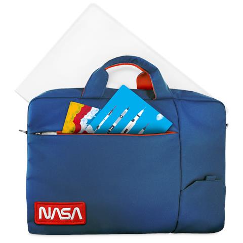 NS-KLM180705-A borsa per laptop 39,6 cm (15.6") Borsa da corriere Blu, Rosso, Bianco - Foto 5