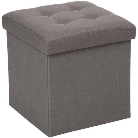 Pouf Pieghevole Lysandre - Grigio - Foto 1