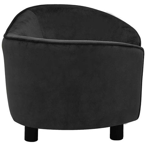 Divano per Cani Nero 69x49x40 cm in Peluche - Foto 2