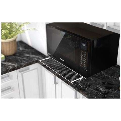 NN-CT56 Piano di lavoro Microonde combinato 27L 1000W Nero - Foto 3