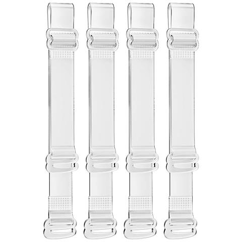 Spalline Invisibili Per Reggiseno, Confezione Da 4, Larghe 10 Mm Transparent - Foto 1