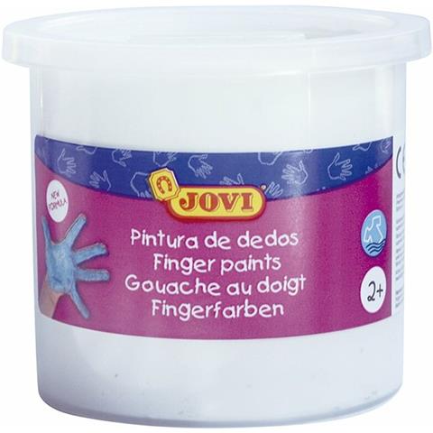 Pittura Da Usare Con Le Dita 5 Unità Pittura Da Usare Con Le Dita Bianco 125 Ml - Foto 1