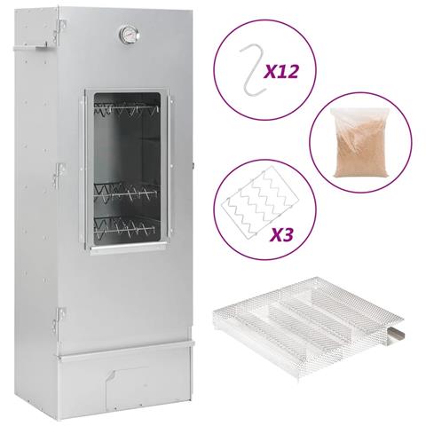 Forno Affumicatore Bbq Generatore Fumo Freddo Acciaio Zincato - Foto 1