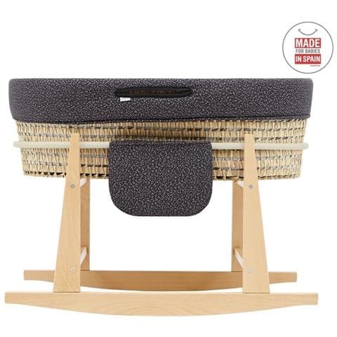 45141 letto per bambino Culla di vimini Cotone Grigio - Foto 2